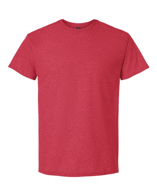 Gildan 3000 - Unisex Light Cotton T-Shirt - Heather Red