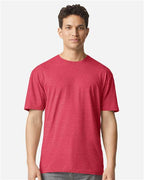 Gildan 3000 - Unisex Light Cotton T-Shirt - Heather Red