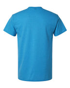 Gildan 3000 - Unisex Light Cotton T-Shirt - Heather Sapphire