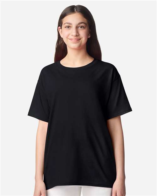 Gildan 3000B - Youth Light Cotton T-Shirt - Black