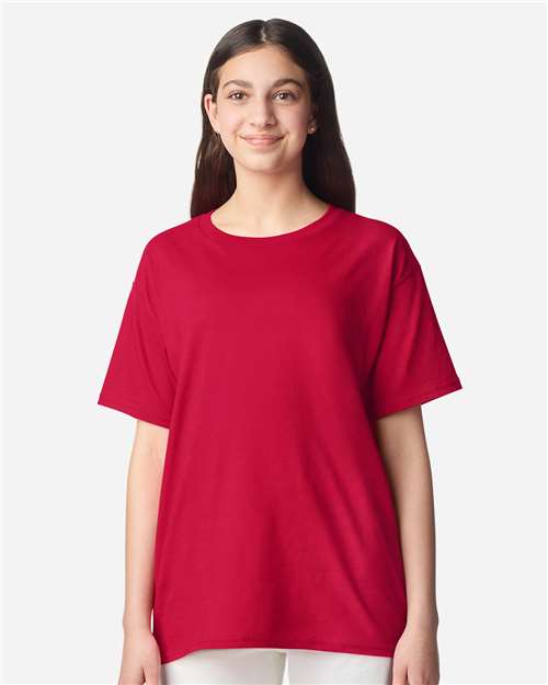Gildan 3000B - Youth Light Cotton T-Shirt - Cherry Red