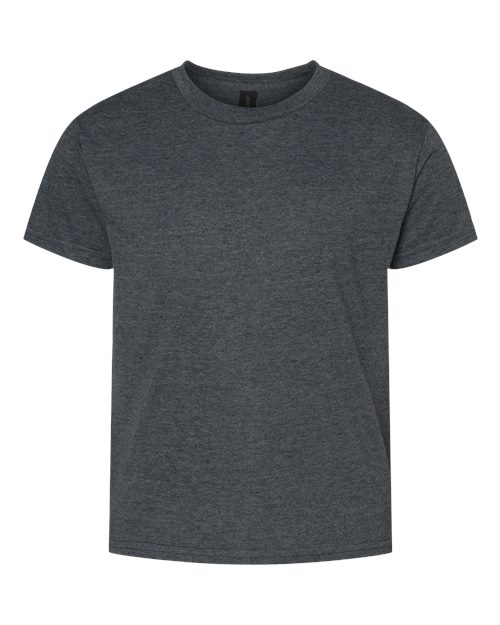 Gildan 3000B - Youth Light Cotton T-Shirt - Dark Heather