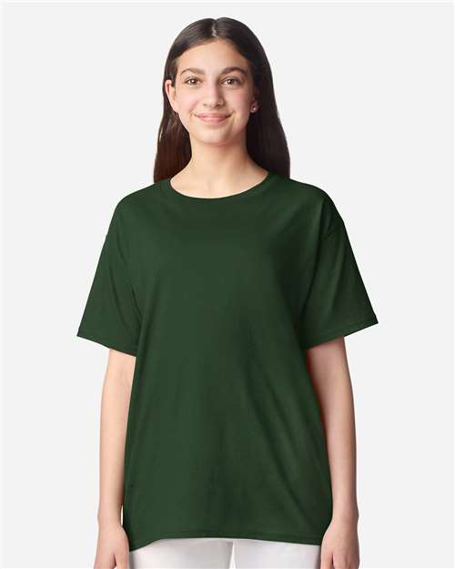 Gildan 3000B - Youth Light Cotton T-Shirt - Forest Green
