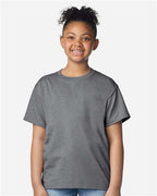 Gildan 3000B - Youth Light Cotton T-Shirt - Graphite Heather
