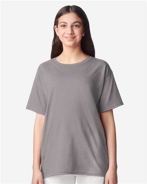 Gildan 3000B - Youth Light Cotton T-Shirt - Gravel