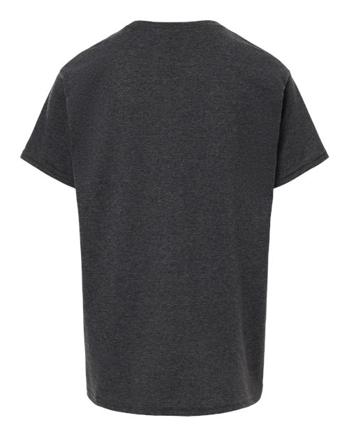 Gildan 3000B - Youth Light Cotton T-Shirt - Heather Dark Grey