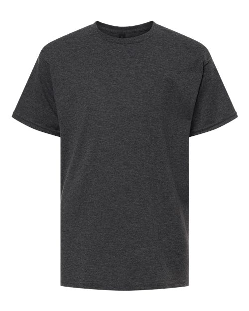 Gildan 3000B - Youth Light Cotton T-Shirt - Heather Dark Grey
