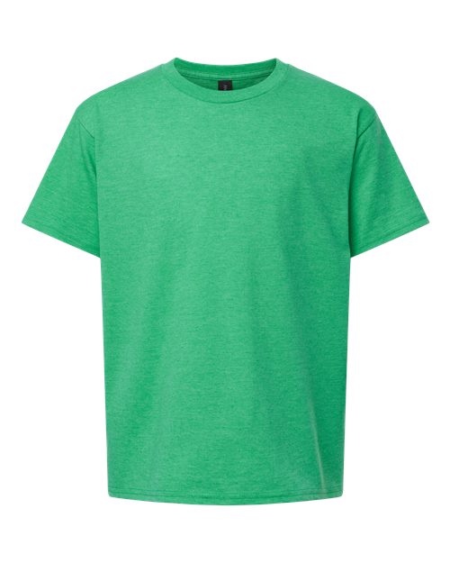 Gildan 3000B - Youth Light Cotton T-Shirt - Heather Irish Green