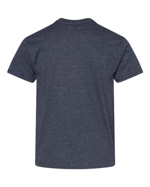 Gildan 3000B - Youth Light Cotton T-Shirt - Heather Navy