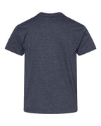 Gildan 3000B - Youth Light Cotton T-Shirt - Heather Navy