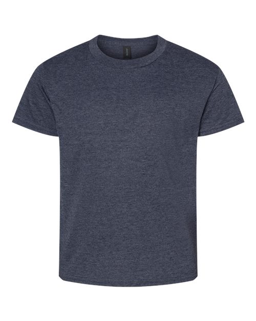 Gildan 3000B - Youth Light Cotton T-Shirt - Heather Navy