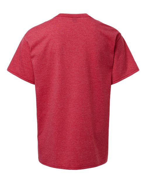 Gildan 3000B - Youth Light Cotton T-Shirt - Heather Red