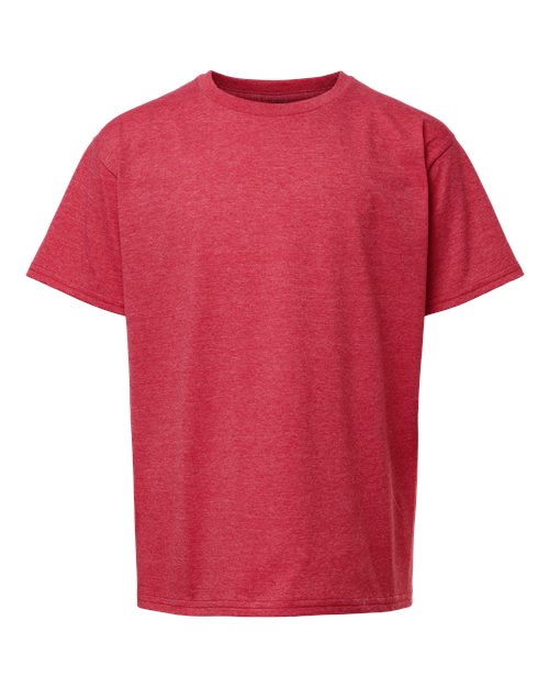 Gildan 3000B - Youth Light Cotton T-Shirt - Heather Red