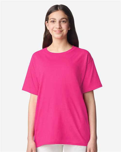 Gildan 3000B - Youth Light Cotton T-Shirt - Heliconia