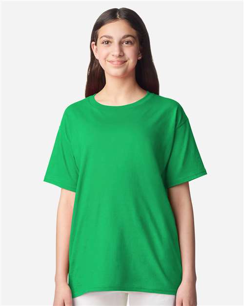 Gildan 3000B - Youth Light Cotton T-Shirt - Irish Green