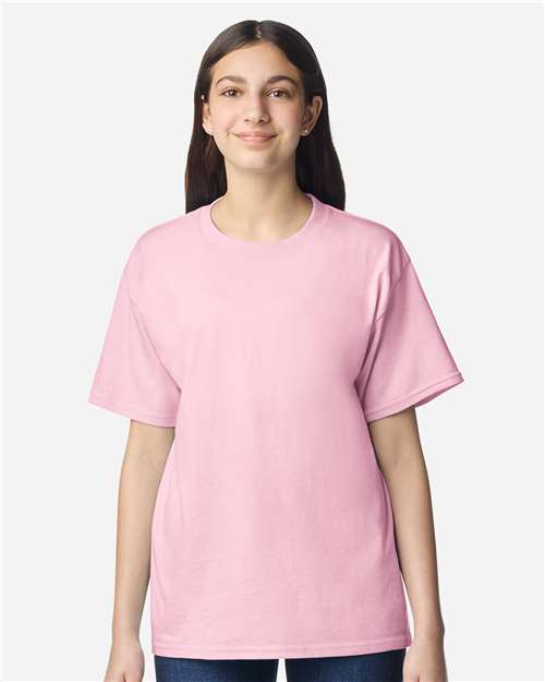 Gildan 3000B - Youth Light Cotton T-Shirt - Light Pink