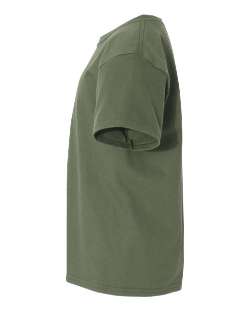 Gildan 3000B - Youth Light Cotton T-Shirt - Military Green