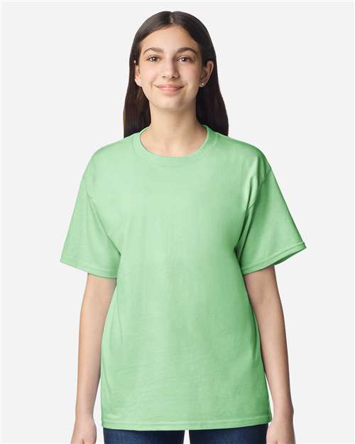 Gildan 3000B - Youth Light Cotton T-Shirt - Mint Green