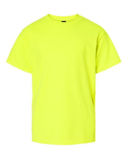 Gildan 3000B - Youth Light Cotton T-Shirt - Safety Green