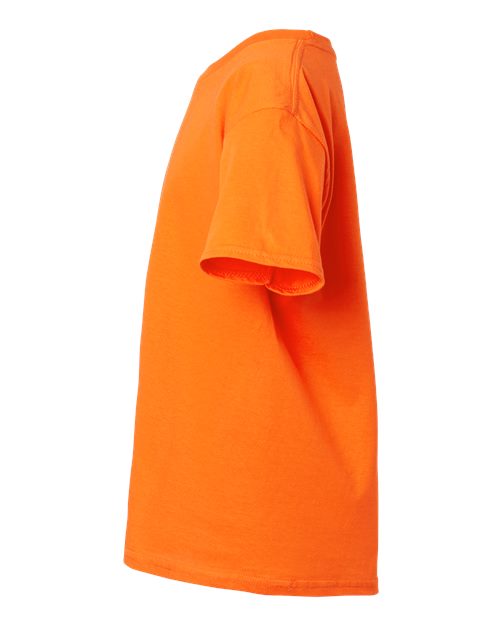 Gildan 3000B - Youth Light Cotton T-Shirt - Safety Orange