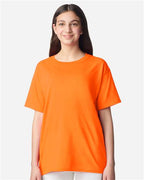 Gildan 3000B - Youth Light Cotton T-Shirt - Safety Orange