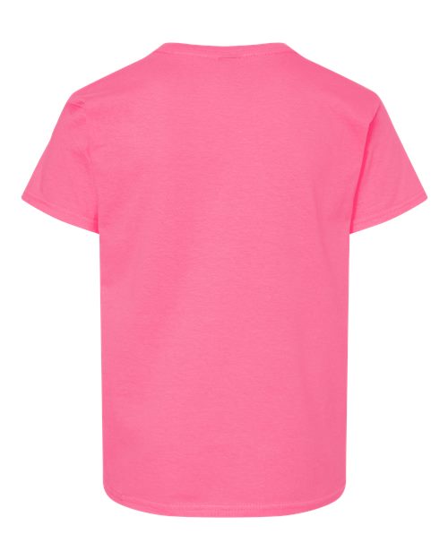Gildan 3000B - Youth Light Cotton T-Shirt - Safety Pink