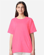 Gildan 3000B - Youth Light Cotton T-Shirt - Safety Pink