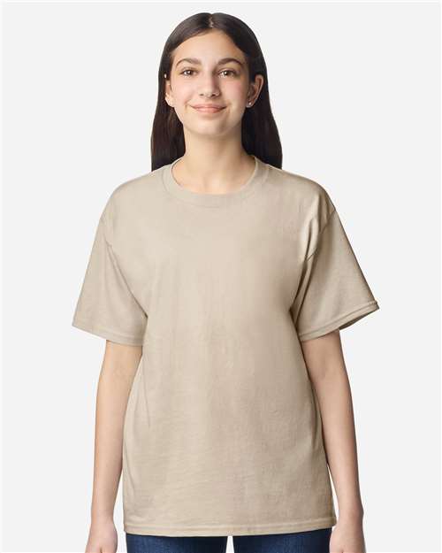 Gildan 3000B - Youth Light Cotton T-Shirt - Sand
