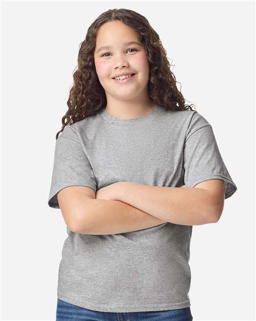 Gildan 3000B - Youth Light Cotton T-Shirt - Sport Grey