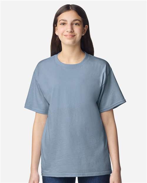 Gildan 3000B - Youth Light Cotton T-Shirt - Stone Blue