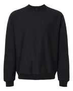 Hanes OG600 - Unisex Beefy® Sweats Premium Heavyweight Crewneck Sweatshirt — Black (flat)