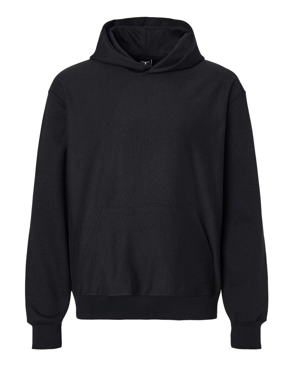 Hanes OG700 - Unisex Beefy® Sweats Premium Heavyweight Hooded Sweatshirt — Black (flat)
