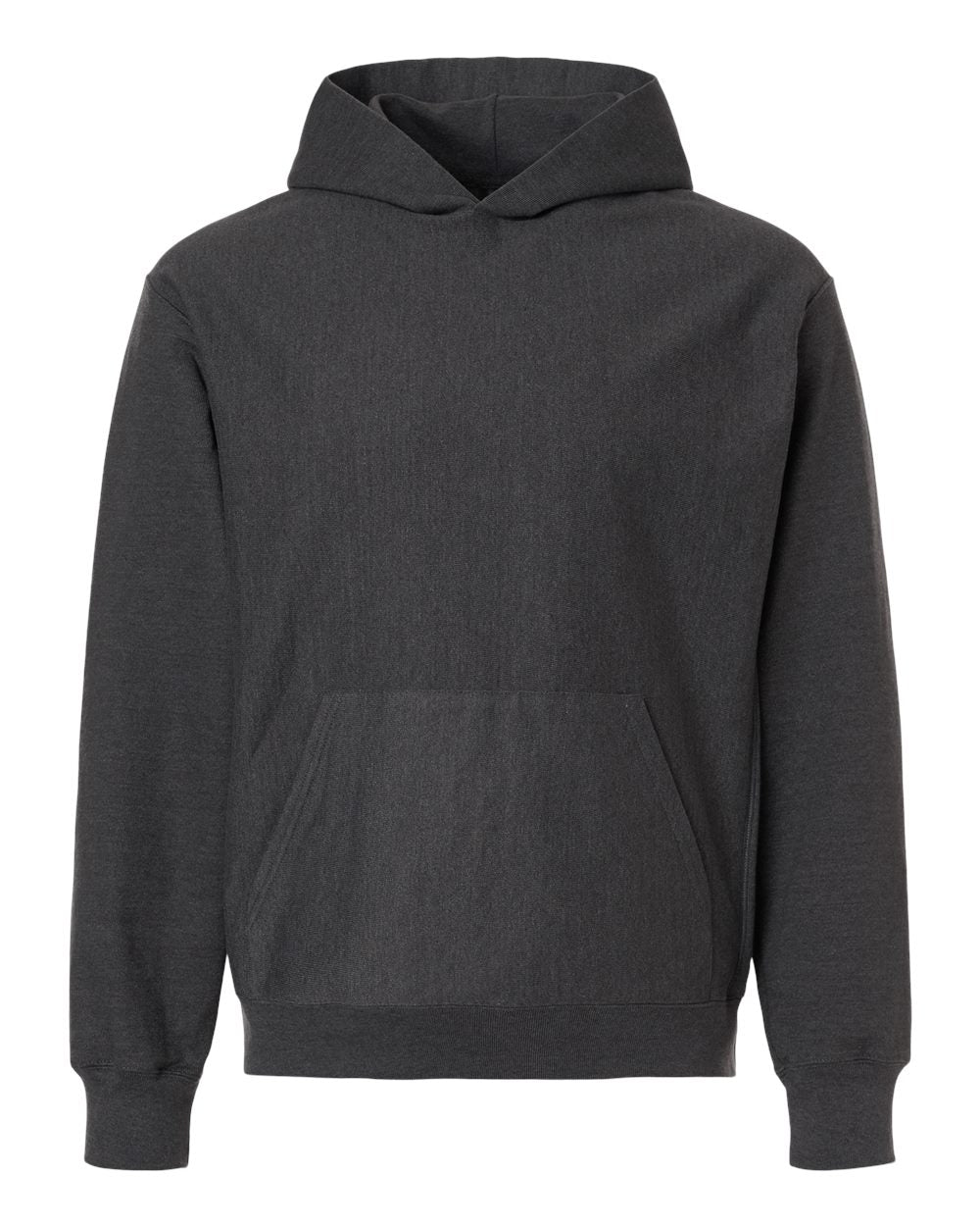 Hanes OG700 - Unisex Beefy® Sweats Premium Heavyweight Hooded Sweatshirt — Charcoal Heather (flat)