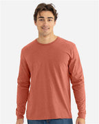 Next Level 6211 - Unisex CVC Long Sleeve T-Shirt - Heather Redwood