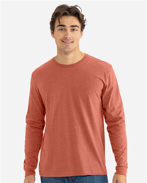 Next Level 6211 - Unisex CVC Long Sleeve T-Shirt - Heather Redwood