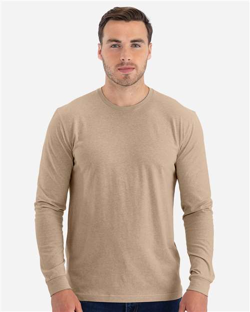 Next Level 6211 - Unisex CVC Long Sleeve T-Shirt - Heather Tan