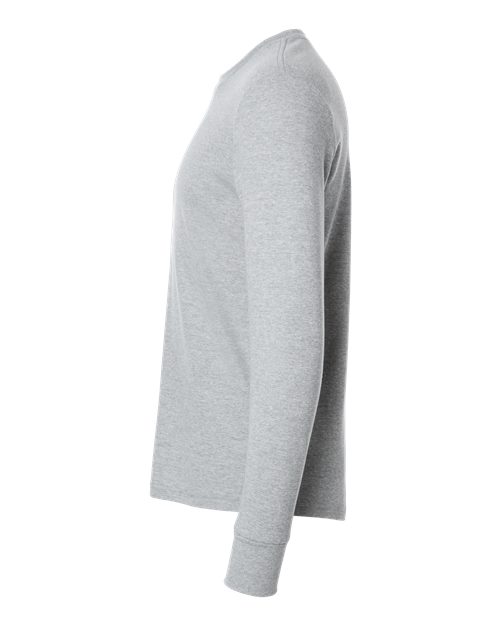 Next Level 8211 - Unisex Ideal Thermal Long Sleeve T-Shirt - Heather Grey