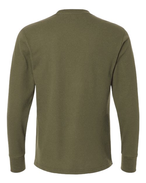 Next Level 8211 - Unisex Ideal Thermal Long Sleeve T-Shirt - Military Green