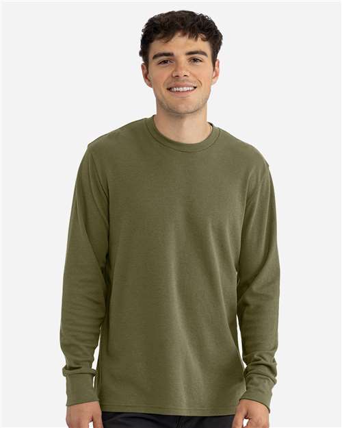 Next Level 8211 - Unisex Ideal Thermal Long Sleeve T-Shirt - Military Green