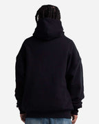 Shaka Wear SHDLP - Unisex Garment-Dyed Double Layer Reversible Hoodie Sweatshirt - Black