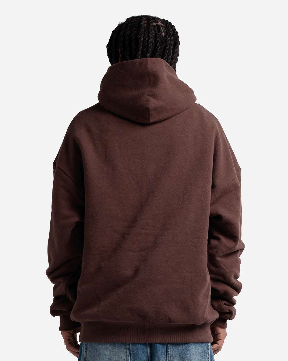 Shaka Wear SHDLP - Unisex Garment-Dyed Double Layer Reversible Hoodie Sweatshirt - Mocha