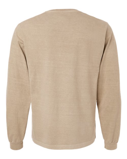 BELLA + CANVAS 4851GD - Unisex Heavyweight Garment-Dyed Long Sleeve Tee - Khaki