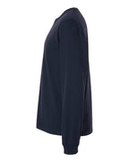 BELLA + CANVAS 4851GD - Unisex Heavyweight Garment-Dyed Long Sleeve Tee - Navy