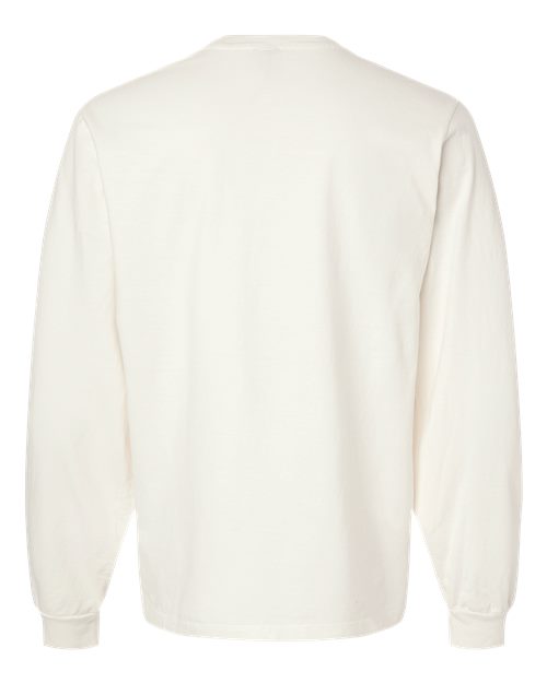 BELLA + CANVAS 4851GD - Unisex Heavyweight Garment-Dyed Long Sleeve Tee - Vintage White