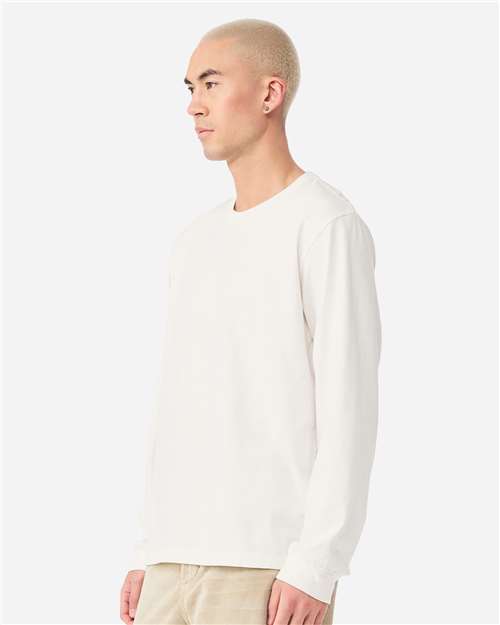 BELLA + CANVAS 4851GD - Unisex Heavyweight Garment-Dyed Long Sleeve Tee - Vintage White