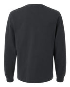 BELLA + CANVAS 4851GD - Unisex Heavyweight Garment-Dyed Long Sleeve Tee - Washed Black