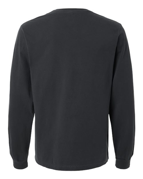 BELLA + CANVAS 4851GD - Unisex Heavyweight Garment-Dyed Long Sleeve Tee - Washed Black
