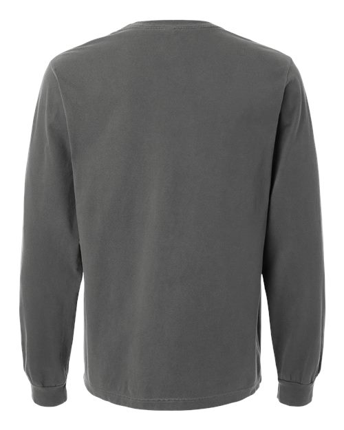 BELLA + CANVAS 4851GD - Unisex Heavyweight Garment-Dyed Long Sleeve Tee - Washed Charcoal
