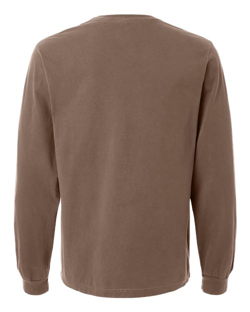 BELLA + CANVAS 4851GD - Unisex Heavyweight Garment-Dyed Long Sleeve Tee - Washed Cocoa