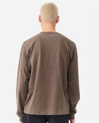 BELLA + CANVAS 4851GD - Unisex Heavyweight Garment-Dyed Long Sleeve Tee - Washed Cocoa